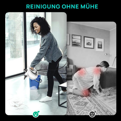 ⏳LETZTER TAG DES AUSVERKAUFS 50% RABATT!!🔥Druckbeaufschlagter Hand-Multiflächen-Naturdampfreiniger mit 12-teiligem Zubehörset
