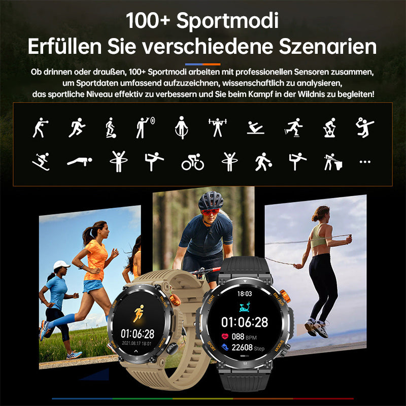 ⌚2024 NEW-Sports Outdoor Wasserdichte Smartwatch