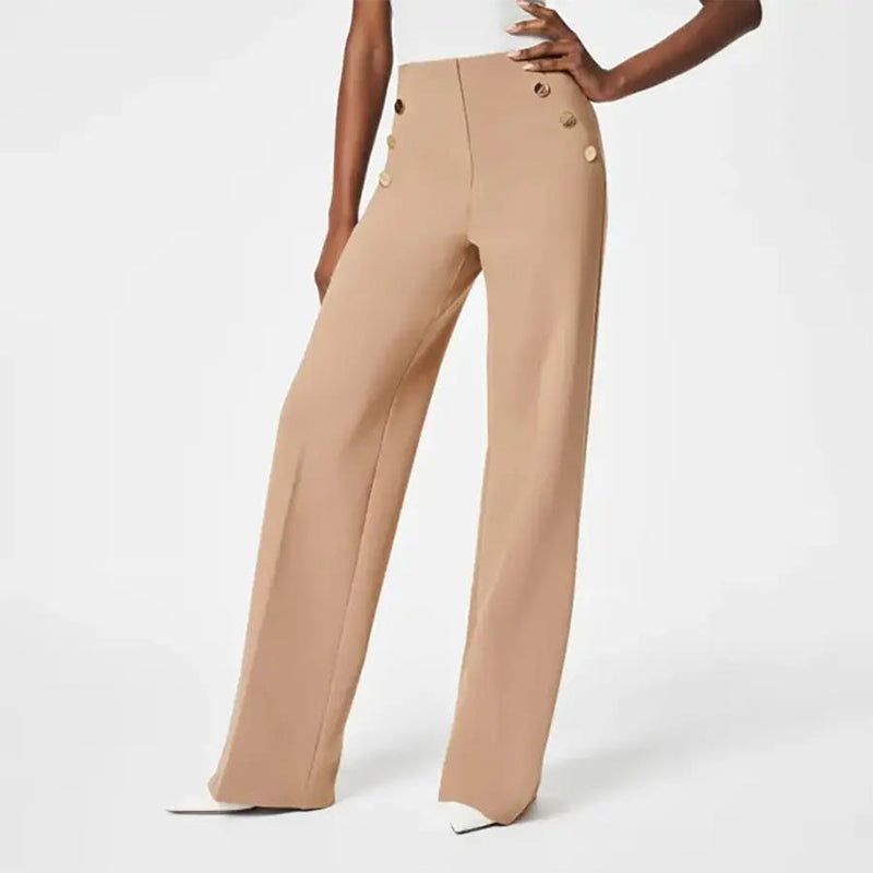 ✨ High-Waist Wide Leg Pants – Figure-Flattering, 3 Adjustable Lengths &amp; Super Stretch 🏃‍♀️