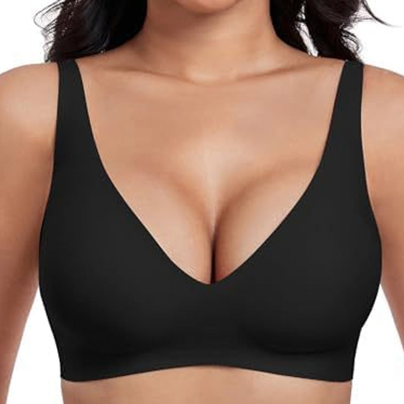 LETZTER TAG AKTION-KAUF 1 ERHALTE 1 GRATIS🔥 Über 10.000 Stück diese Woche verkauft! 💕 Bequeme, kabellose BHs für Damen aus weichem Material, Push-up-Bralettes, nahtlose T-Shirt-BHs, tief ausgeschnittene BHs für jeden Tag.