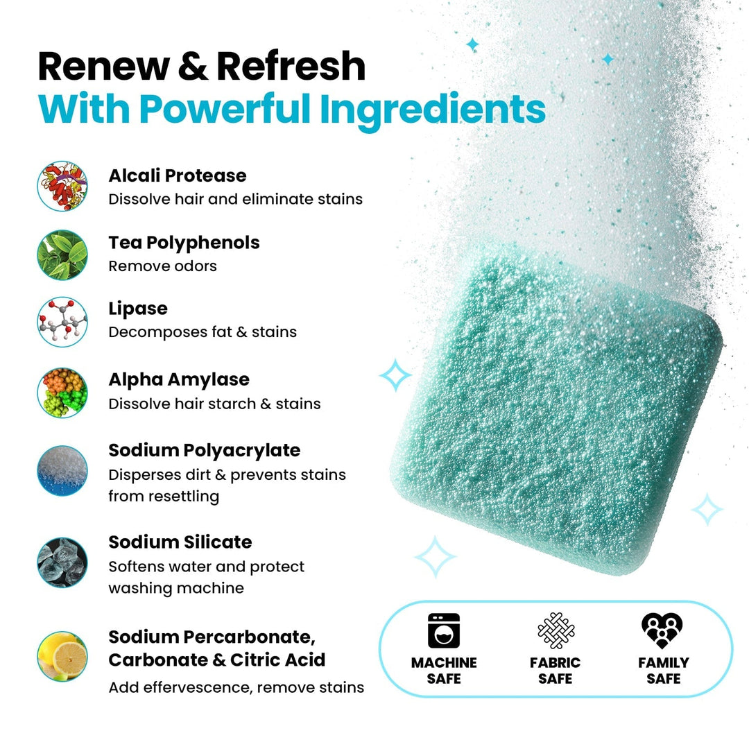 🔥 BUY 2 GET 1 FREE! 🧺 Washing Machine Cleaner ✨ Removes Odors, Residue &amp; Buildup for a Fresher Laundry Routine