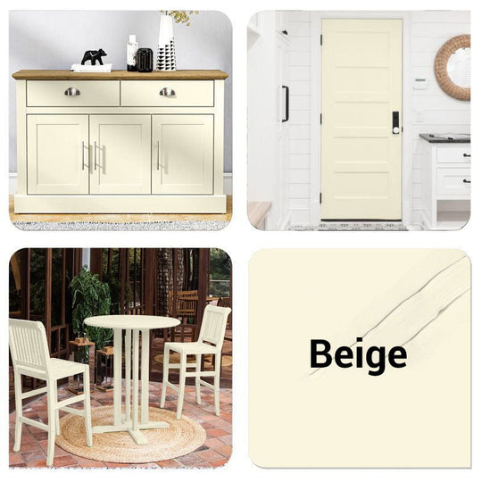 🪚 50% RABATT! 🌿 WASSERBASIERTE MÖBELFARBE - Geruchsneutral &amp; Umweltfreundlich, Einfache Anwendung ohne Schleifen, Perfekt für Holzmöbel-Renovierung 🎨🛋️