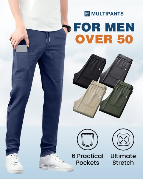 Strapazierfähige Cargohose mit Stretch – Bequem, funktional & mit mehreren Taschen 👖