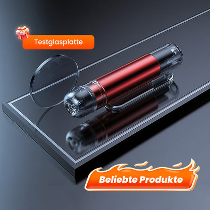 🚨Auto-Notfallhammer mit Gurtschneider | Wolfram-Spitze für Verbundglas | Kompakt (96mm) | Lebensrettend bei Unfällen (Überschlag/Wasser) | Deutsche Qualität