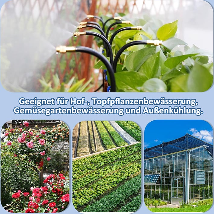 🔥Letzter Tag 50% Rabatt✨🌱360° Gebogenes Garten-Automatik-Bewässerungssystem
