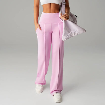 ⌛ Nur noch 3 Tage – 50 % auf alles! ⏰ 50.000+ VERKAUFT!💕 Damen-Unifarbene Weite Straight-Leg-Hose