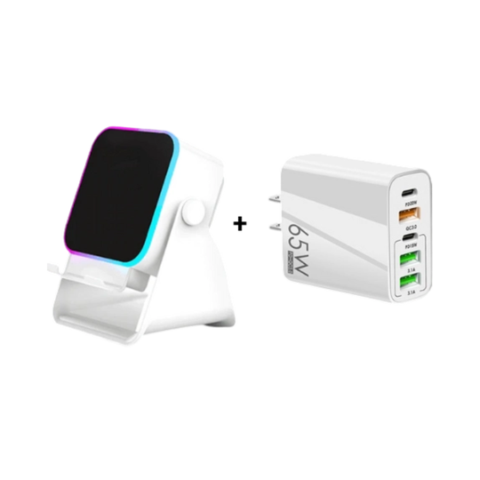 💎 49% OFF 5-IN-1 WIRELESS SPEAKER STAND! 💎 Induction Audio, Phone Holder &amp; Ambient Light