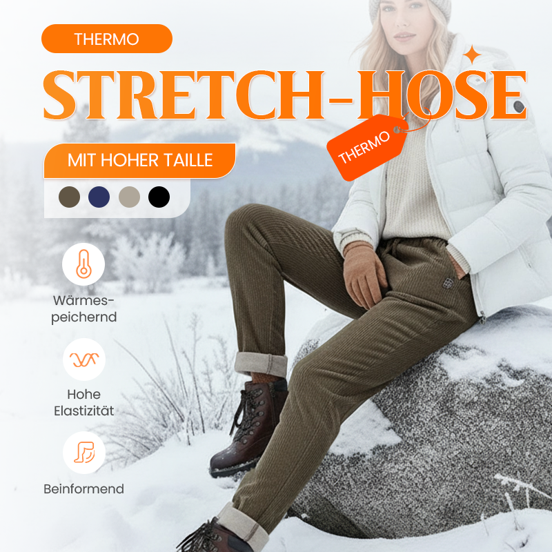 👖 💫 DAMENHOSE MIT KUNSTFELL-FUTTER - Hochtailliert &amp; Weiche Innenseite, 4-Wege-Stretch für Optimale Wärme und Komfort ❄️🛍️