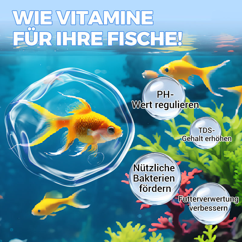 🖤Black Friday 50 % Rabatt 💥🚀Kaufen 2 und erhalten 1 gratis♻️💧Leistungsstarke Wasserreinigungstablette für Aquarien