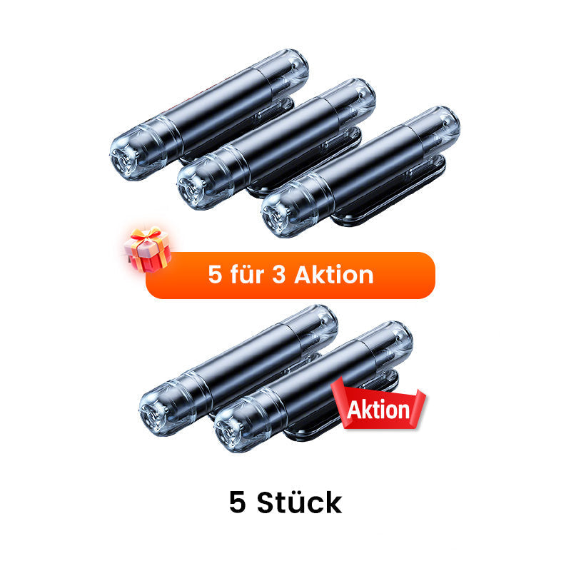 🚨Auto-Notfallhammer mit Gurtschneider | Wolfram-Spitze für Verbundglas | Kompakt (96mm) | Lebensrettend bei Unfällen (Überschlag/Wasser) | Deutsche Qualität