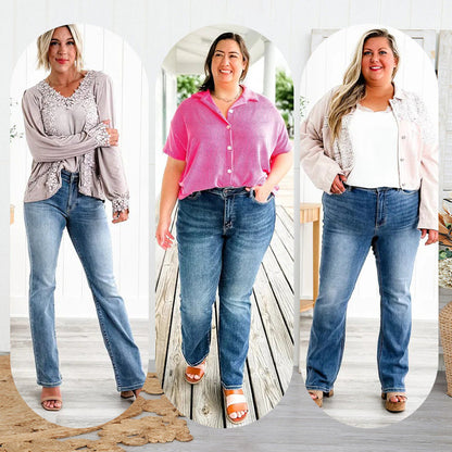 ✨Frühjahrsangebote🍃👖Holy Grail Tummy Control Bootcut Jeans🔥