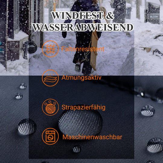 ❄️Winterschlussverkauf❄️Damen Midi-Parka mit Strickärmeln
