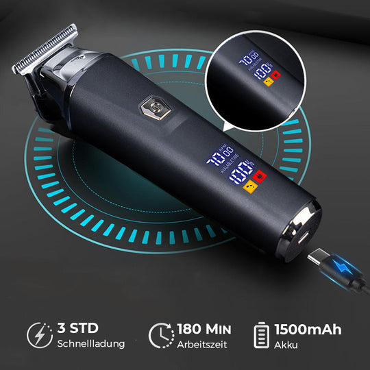 💎 50% RABATT! 💎 Hochleistungs-Haarschneidemaschine mit LED-Digitalanzeige – Präzision, Akku &amp; Profi-Qualität für Zuhause ✂️🔋
