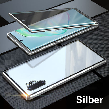 📱„Unterstützt Fingerabdruck-Entsperrung👆🔓Magnetische Handyhülle mit Sichtschutz für Samsung S21–S25 Serie