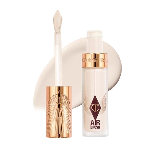 🔥 Charlotte Tilbury AIRbrush Flawless Blur Concealer ✨ Say Goodbye to Dark Circles, Blemishes &amp; Redness! 💖 Longwear, Hydrating, Crease-Proof &amp; Full Coverage with Natural Matte Perfection 💎
