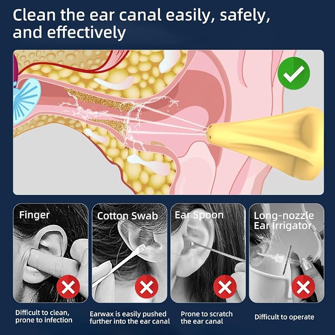🔥 50% OFF TODAY! 👂✨ Smart Electric Ear Cleaner Kit 💎 Safe, Gentle &amp; Effective Earwax Removal with Waterproof Design