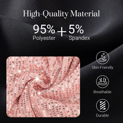 💃Einseitiges, funkelndes Partykleid für Damen mit Pailletten✨