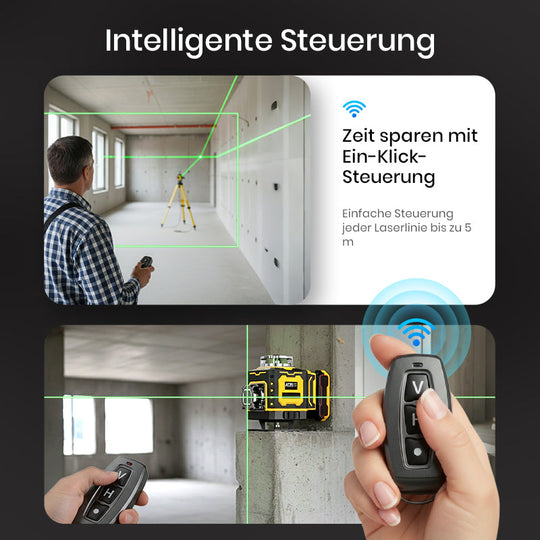 📏 60% RABATT! 🔦 Multifunktions-Laserwasserwaage – Selbstnivellierend, Horizontale &amp; Vertikale Linien &amp; Ideal für Heimwerker 🔧
