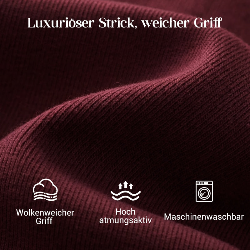 Fröhliches Neujahr! 50% auf alles 🎊⏰Sweatshirt mit hohem Kragen und seitlichem Reißverschluss & Hose im Set