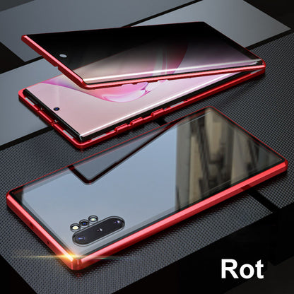 📱„Unterstützt Fingerabdruck-Entsperrung👆🔓Magnetische Handyhülle mit Sichtschutz für Samsung S21–S25 Serie