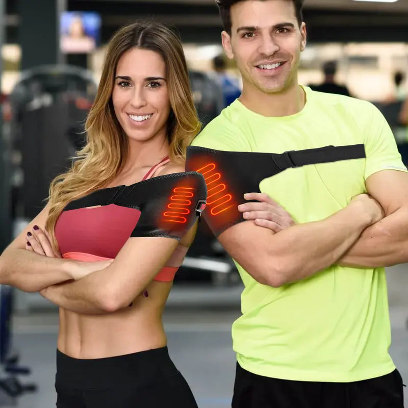 ⏰ TODAY ONLY - 50% OFF♨️Adjustable Heated Shoulder Support 💪 Fast Relief for Shoulder Pain, Soreness &amp; Recovery
