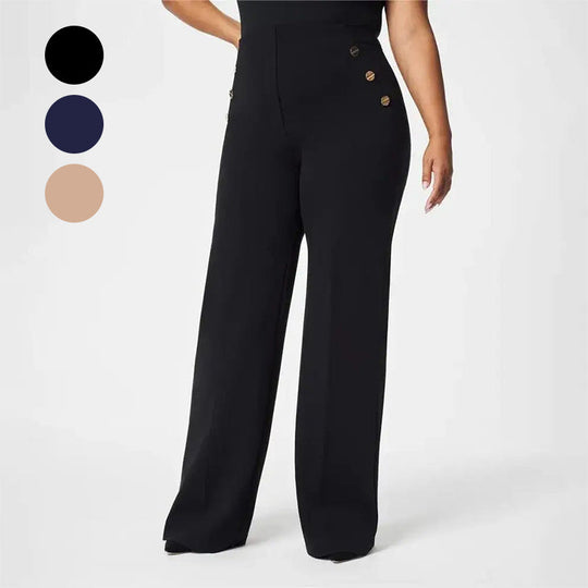 ✨ High-Waist Wide Leg Pants – Figure-Flattering, 3 Adjustable Lengths &amp; Super Stretch 🏃‍♀️