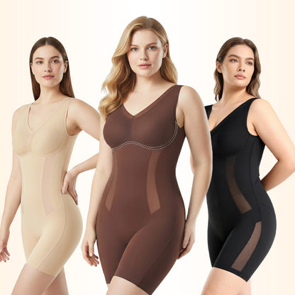💥 Formende Einteiler-Shapewear mit Bauchstraffung & Hüftlifting – völlig nahtlos!