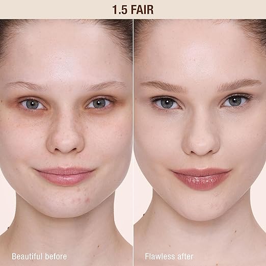 🔥 Charlotte Tilbury AIRbrush Flawless Blur Concealer ✨ Say Goodbye to Dark Circles, Blemishes &amp; Redness! 💖 Longwear, Hydrating, Crease-Proof &amp; Full Coverage with Natural Matte Perfection 💎