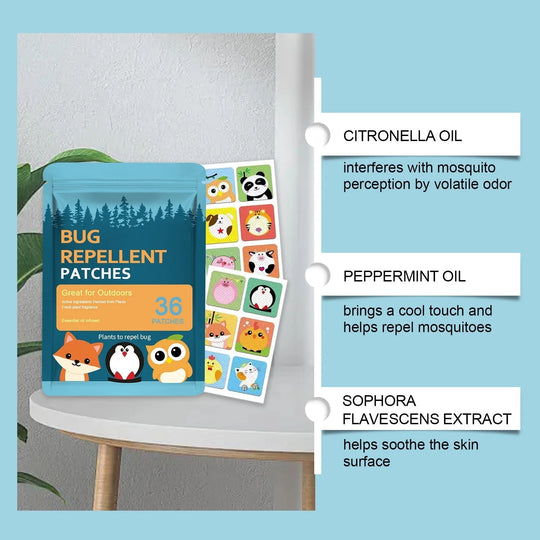 🥳2026 HOT SALE🥳💞50K+ SOLD!🏆🦟 50% OFF! Mosquito Repellent Patches – Waterproof &amp; sweatproof, natural ingredients. Cute designs, gentle on skin. Last day! 🌸✨