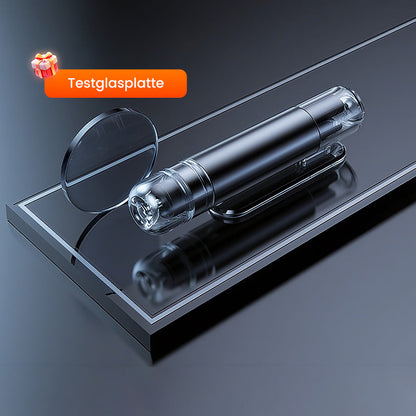 🚨Auto-Notfallhammer mit Gurtschneider | Wolfram-Spitze für Verbundglas | Kompakt (96mm) | Lebensrettend bei Unfällen (Überschlag/Wasser) | Deutsche Qualität