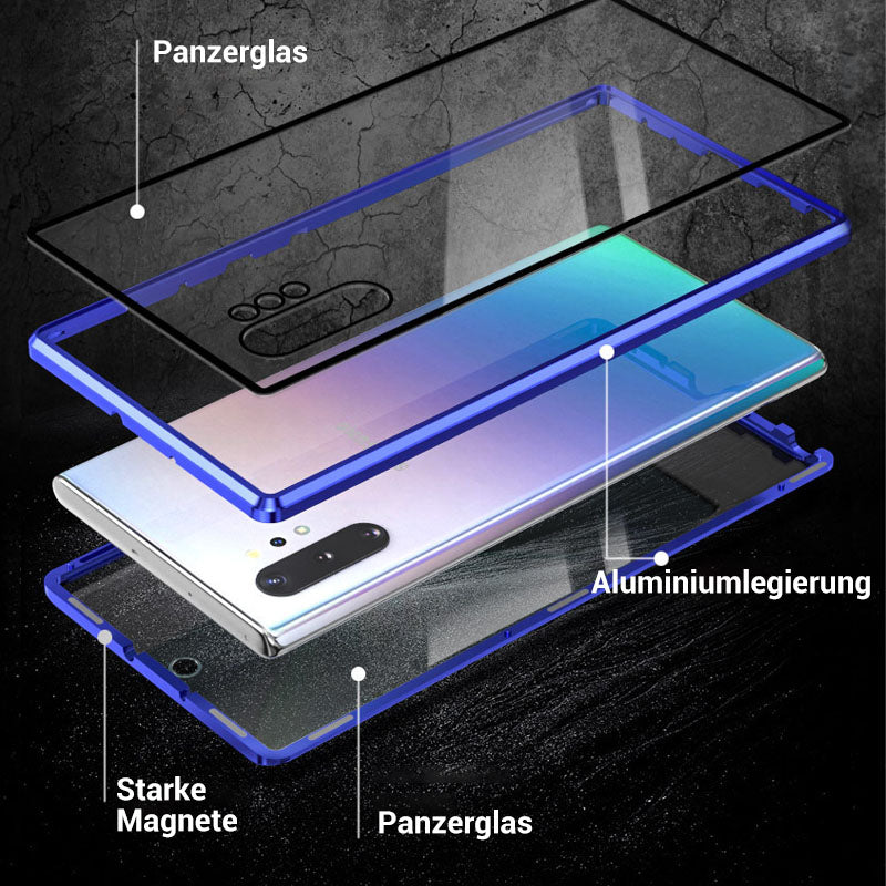 📱„Unterstützt Fingerabdruck-Entsperrung👆🔓Magnetische Handyhülle mit Sichtschutz für Samsung S21–S25 Serie