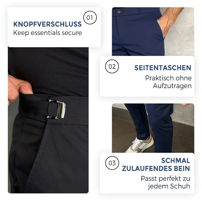 Herren Stretch Slim Fit Hose