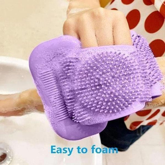 📢📢50% OFF TODAY !! ⏰🧼 Silicone Body Cleansing Brush ✨ Deep Clean, Gentle Exfoliation &amp; Smooth-Looking Skin