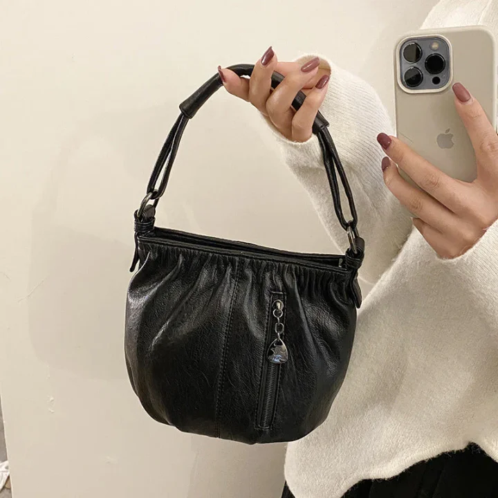 👜 60% RABATT! 💼 Damen Plissee-Handtasche – Weiches Material, Mehrere Tragemöglichkeiten & Stilsicher ✨