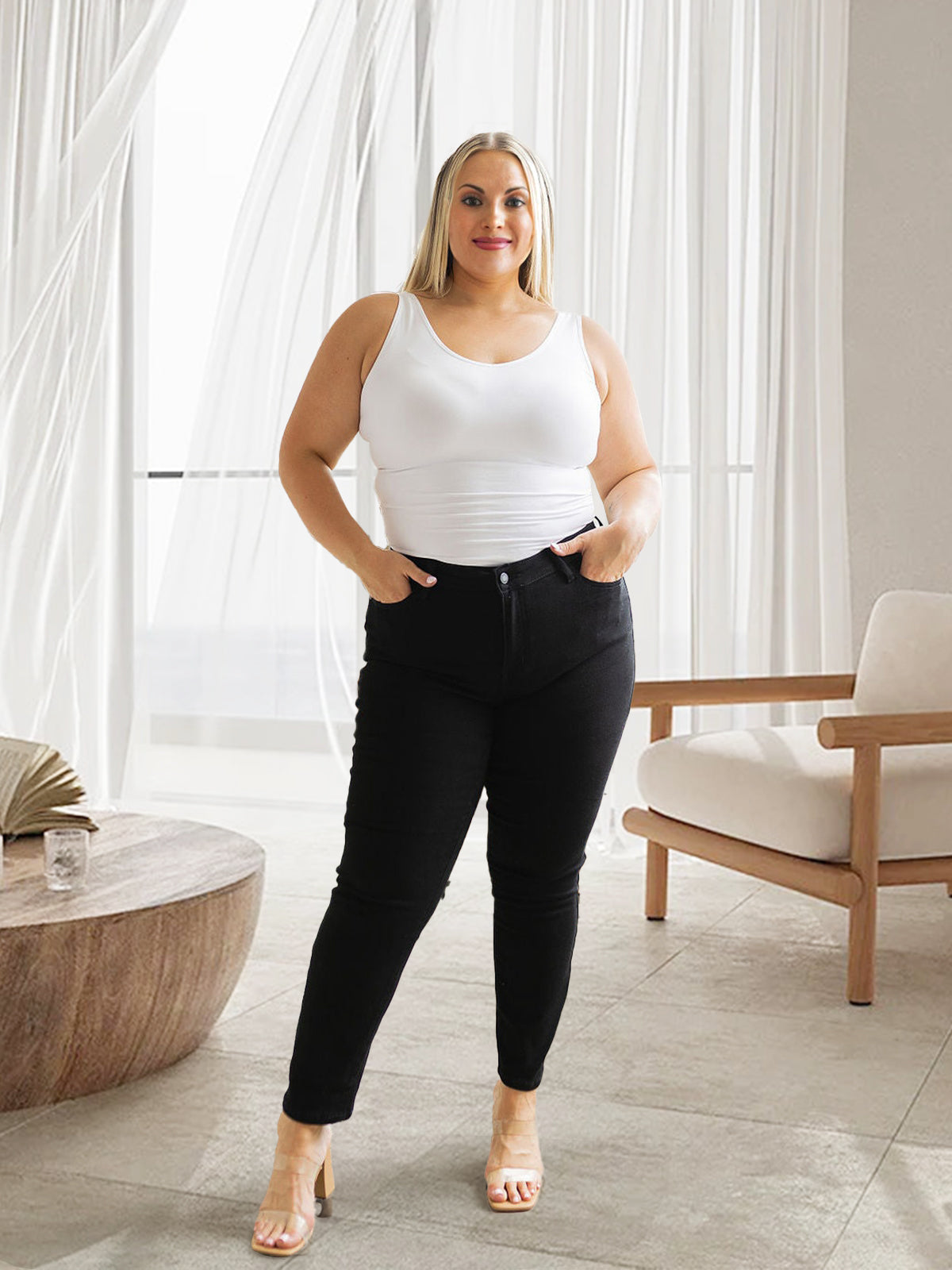 2026 Bauchkontrolle und Po-Lifting Jeans