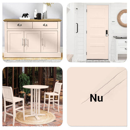 🪚 50% RABATT! 🌿 WASSERBASIERTE MÖBELFARBE - Geruchsneutral & Umweltfreundlich, Einfache Anwendung ohne Schleifen, Perfekt für Holzmöbel-Renovierung 🎨🛋️