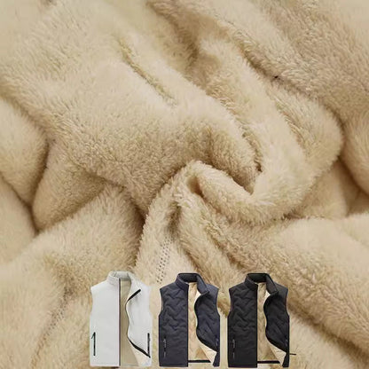 ✨️❄️Warme, lässige, ärmellose Steppweste für den Winter mit Fleecefutter