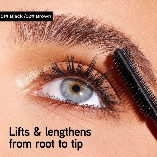 💖KAUFEN SIE 1 UND ERHALTEN SIE 2 GRATIS💖Zweifarbige Mascara in Schwarz und Braun für den perfekten Wimpern-Look