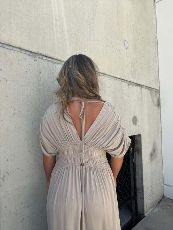 HEISSER VERKAUF 💗 SCHLITZ V-AUSSCHNITT MÜHELOS MAXI LANGES KLEID