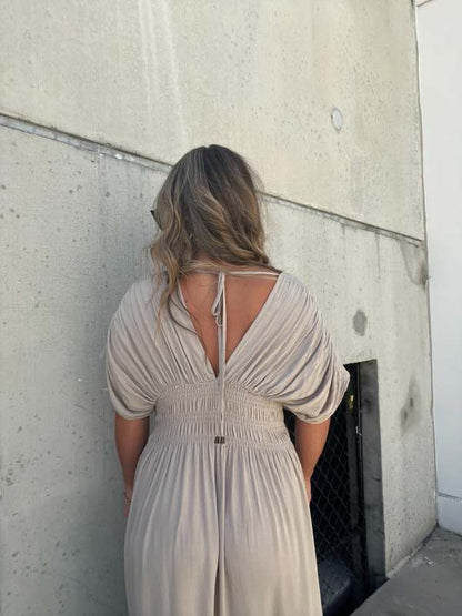 HEISSER VERKAUF 💗 SCHLITZ V-AUSSCHNITT MÜHELOS MAXI LANGES KLEID