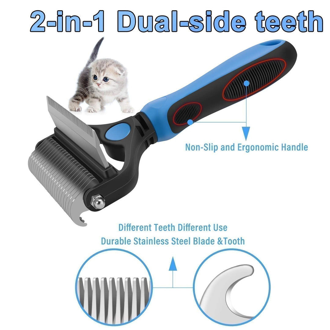 🐶Dual-Sided Pet Grooming Comb for Dogs &amp; Cats