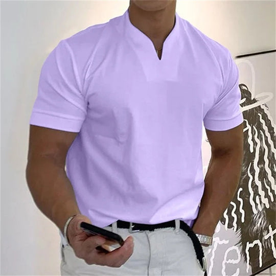 🏋️ Sportliches Herren V-Shirt aus Baumwolle – Ideal für Training &amp; Freizeit