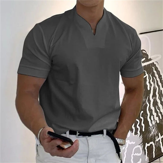 🏋️ Sportliches Herren V-Shirt aus Baumwolle – Ideal für Training &amp; Freizeit