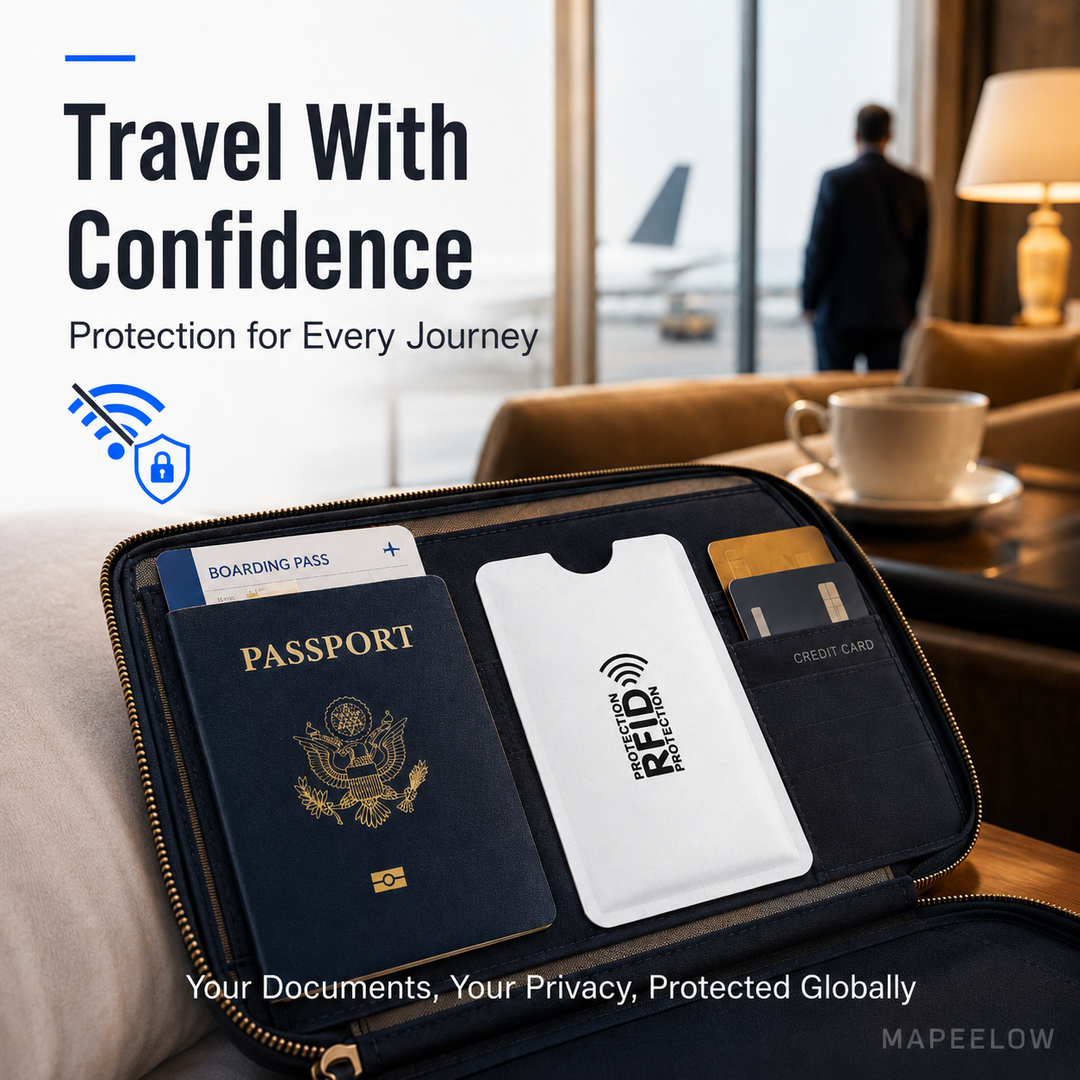 RFID Blocking Sleeves for Credit Cards- Durable and water‑repellent