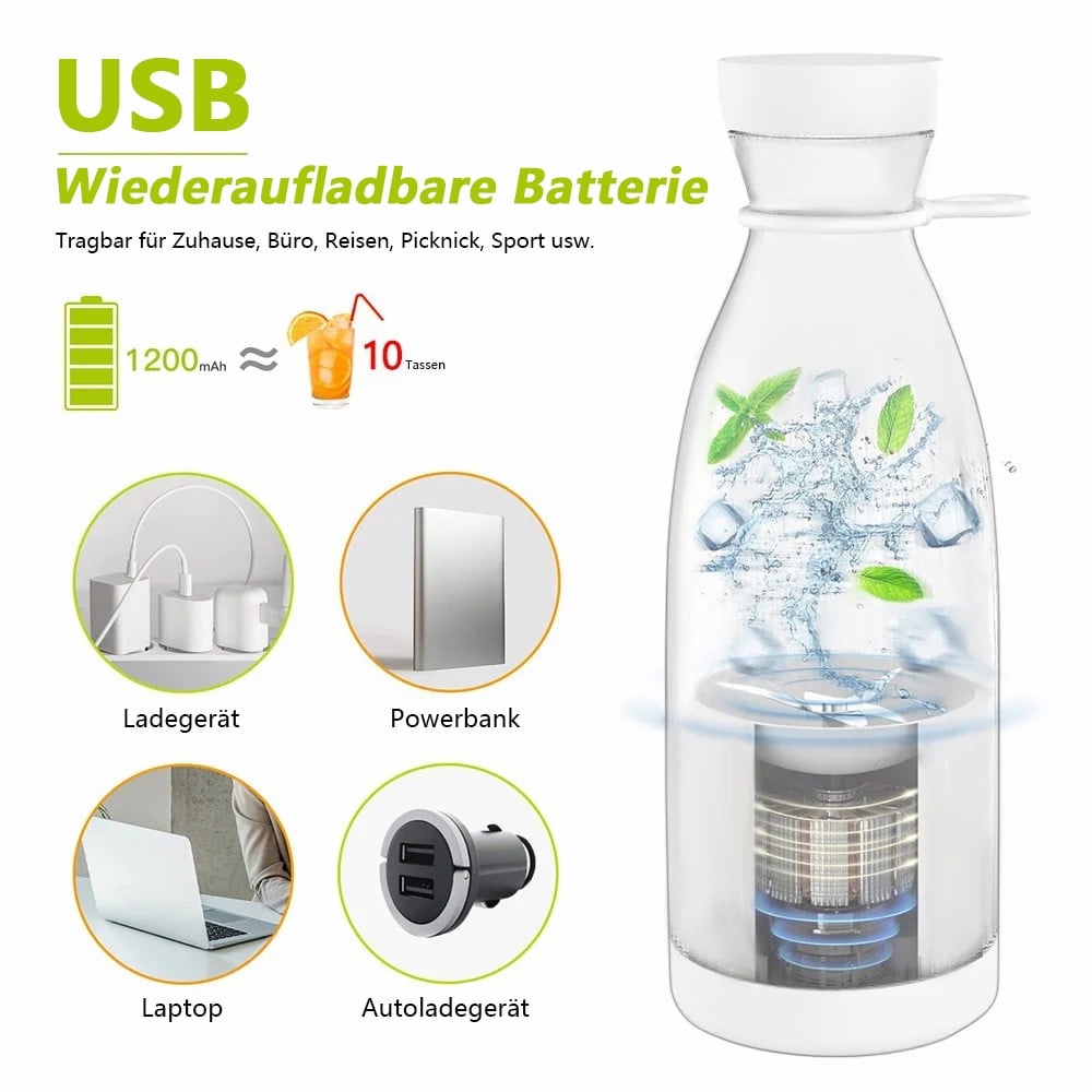 🔈🔈 60% Rabatt-Bestseller Tragbarer Entsafter | Frischer Saft überall und jederzeit