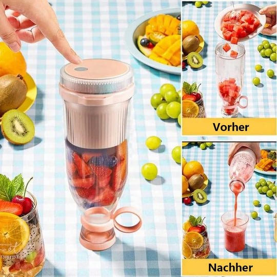 🎄 Weihnachts-Sonderangebote 🎄 Der meistverkaufte tragbare Entsafter🌟Genießen Sie frischen Saft jederzeit und überall!