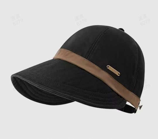 ✨Women’s UPF 50+ Elegant Foldable Sun Hat – Wide-Brim Cotton Bucket Hat with Neck Flap &amp; Adjustable Strap 🌞🇬🇧 | Packable, Breathable &amp; Beach-Ready