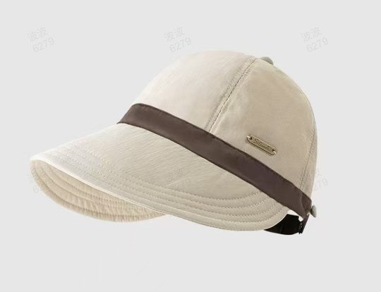 ✨Women’s UPF 50+ Elegant Foldable Sun Hat – Wide-Brim Cotton Bucket Hat with Neck Flap &amp; Adjustable Strap 🌞🇬🇧 | Packable, Breathable &amp; Beach-Ready