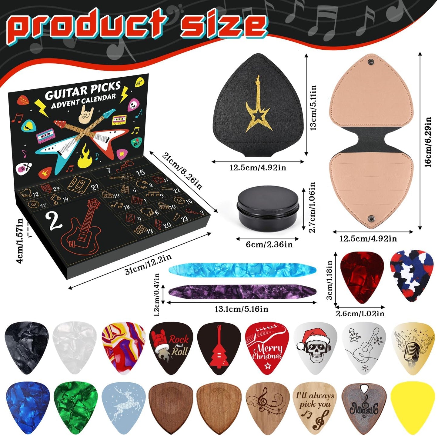 🎸Guitar Picks Advent Calendar 2025🎁