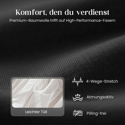 📢📢60 % Rabatt!! ⏰Damen zweiteiliges Set: Langarm-Oberteil und ärmelloses Kleid